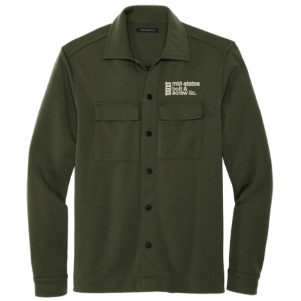 Mercer+Mettle® Double-Knit Snap Front Jacket